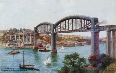 Plymouth, Royal Albert Bridge, Saltash by Alfred Robert Quinton