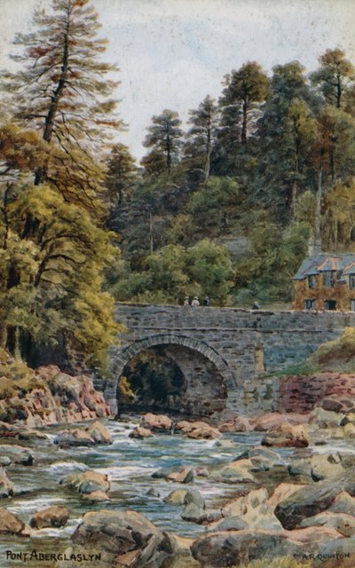 Pont Aberglaslyn by Alfred Robert Quinton