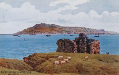 Sandsfoot Castle and Portland, Weymouth by Alfred Robert Quinton
