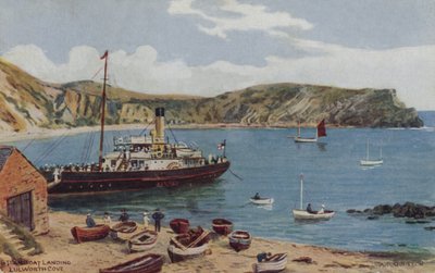 Steamboat Landing, Lulworth Cove by Alfred Robert Quinton