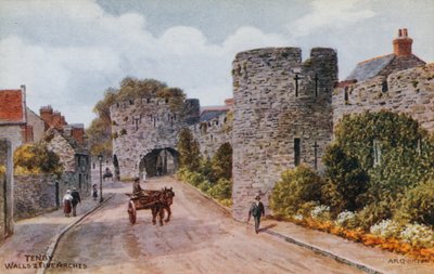 Tenby, Walls and Five Arches by Alfred Robert Quinton