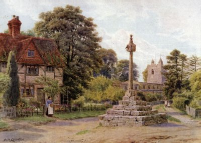 The Cross, East Hagbourne, Berkshire by Alfred Robert Quinton