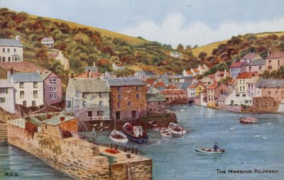 The Harbour, Polperro by Alfred Robert Quinton