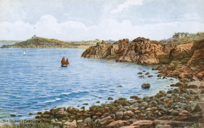 The Island and Carthew Point, St Ives by Alfred Robert Quinton