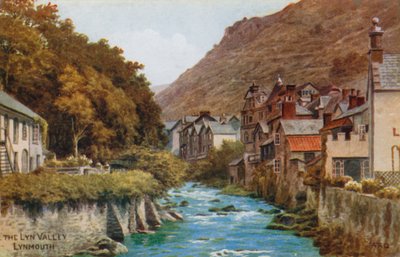 The Lyn Valley, Lynmouth by Alfred Robert Quinton