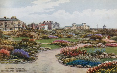 The Sunken Gardens, South Parade, Southsea by Alfred Robert Quinton