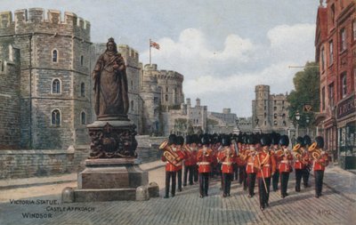 Victoria Statue, Castle Approach, Windsor by Alfred Robert Quinton