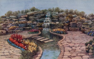 Waterfall, Rock Gardens, Skegness by Alfred Robert Quinton