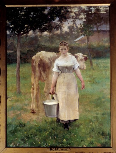 Manda Lametrie, the Farmer by Alfred Roll