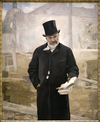 Portrait of Jean Charles Adolphe Alphand by Alfred Roll