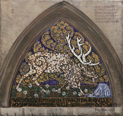 The Deer at the Spring by Alfred Roller