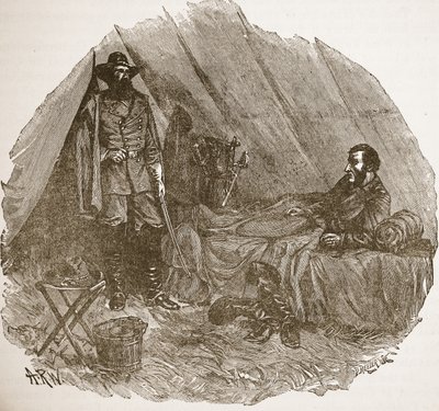 From a book published in 1896 by Alfred Rudolph (after) Waud