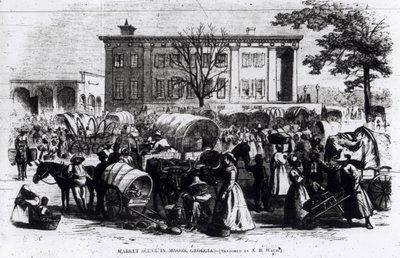 Market Scene in Macon, Georgia, from 