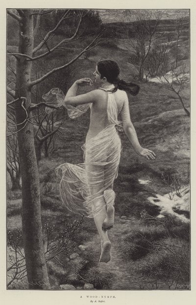 A Wood-Nymph by Alfred Seifert