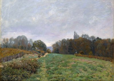 Landscape of Louveciennes by Alfred Sisley