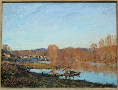 Autumn on the banks of the Oise in 1873 by Alfred Sisley