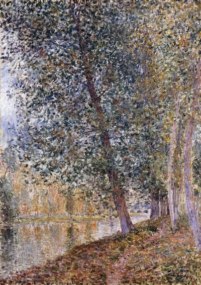 Autumn, the Banks of the Loing by Alfred Sisley