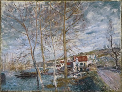 Flood at Moret by Alfred Sisley