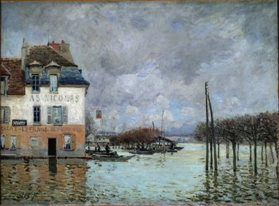 Flood at Port-Marly by Alfred Sisley