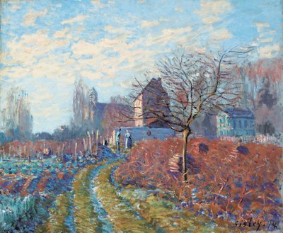 White Frost - Summer of Saint Martin by Alfred Sisley