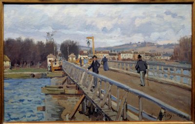 The bridge at Argenteuil by Alfred Sisley