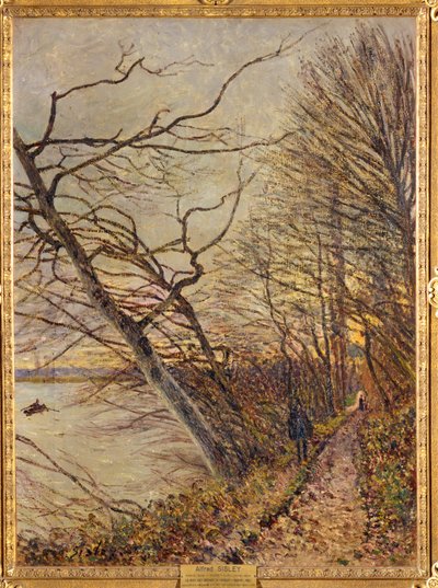 The Woods of Roches, Veneux-Nadon by Alfred Sisley