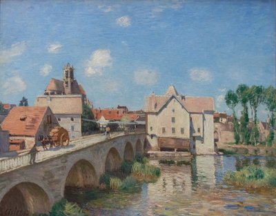 The Bridge of Moret by Alfred Sisley