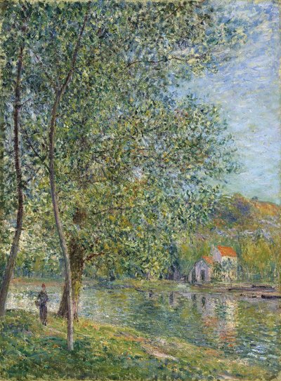 Morning Near the Loing by Alfred Sisley