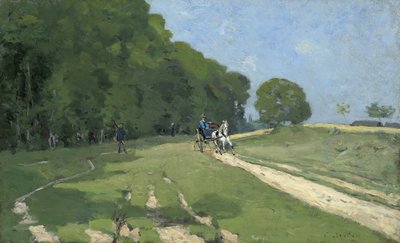 Path Near the Parc de Courances by Alfred Sisley