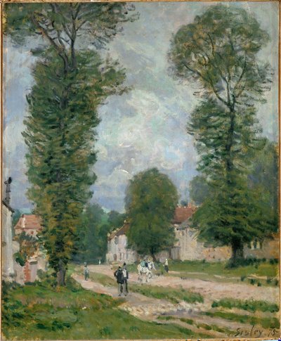 Road to Versailles by Alfred Sisley