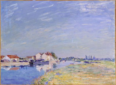 Saint Mammes by Alfred Sisley