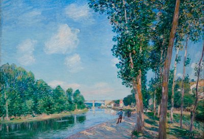 Saint Mammes, June Sun by Alfred Sisley