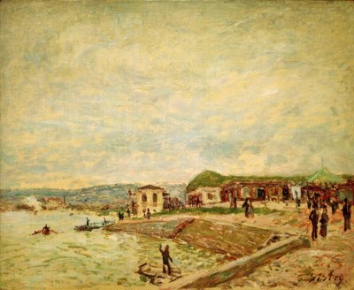 Seine at Daybreak by Alfred Sisley