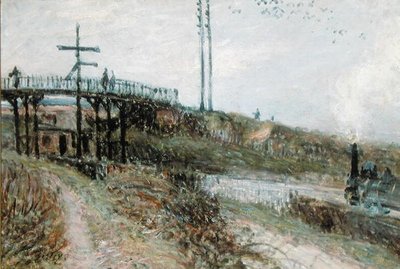 The Footbridge over the Railway at Sevres, c.1879 by Alfred Sisley