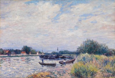 The Loing at Saint-Mammes, c.1859-99 by Alfred Sisley