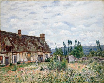 The Abandoned Thatched Cottage, 1894 by Alfred Sisley