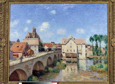 The Bridge of Moret in 1893 by Alfred Sisley