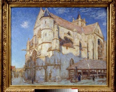 The Church of Moret by Alfred Sisley