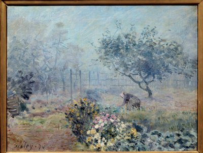 The fog neighbors by Alfred Sisley