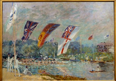 The Regattas at Molesey by Alfred Sisley