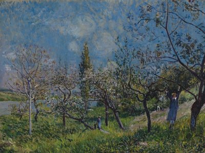 Orchard in Spring by Alfred Sisley