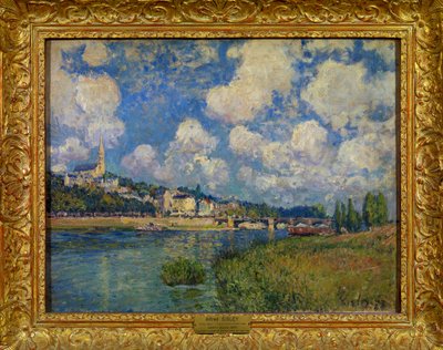 View of Saint Cloud near Paris by Alfred Sisley