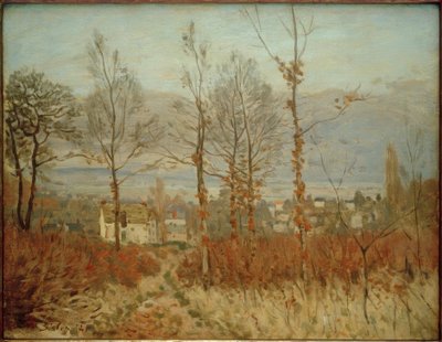 View of Louveciennes in Autumn by Alfred Sisley