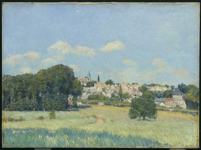 View of Marly-le-Roi: Sunlight by Alfred Sisley