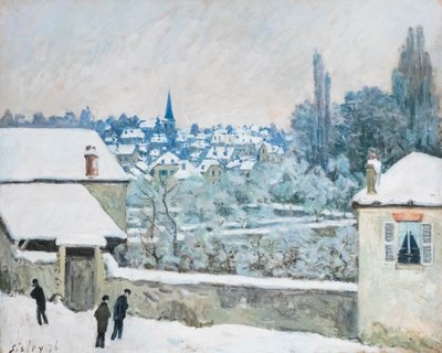 Winter at Louveciennes by Alfred Sisley