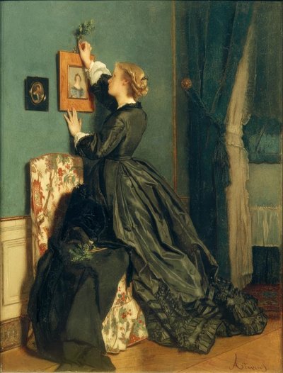 A. Stevens, Palm Sunday by Alfred Emile Stevens