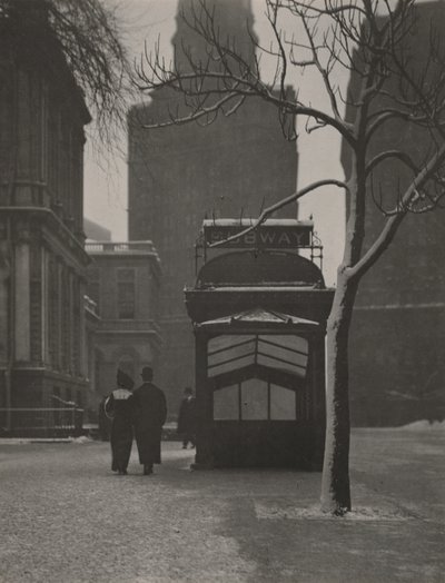 At City Hall, New York by Alfred Stieglitz