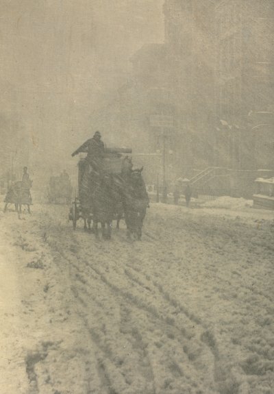 Camera Work: Winter - Fifth Avenue by Alfred Stieglitz