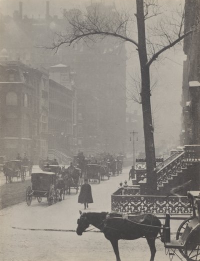 Fifth Avenue - 30th Street by Alfred Stieglitz