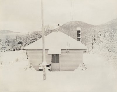First Snow and the Little House by Alfred Stieglitz